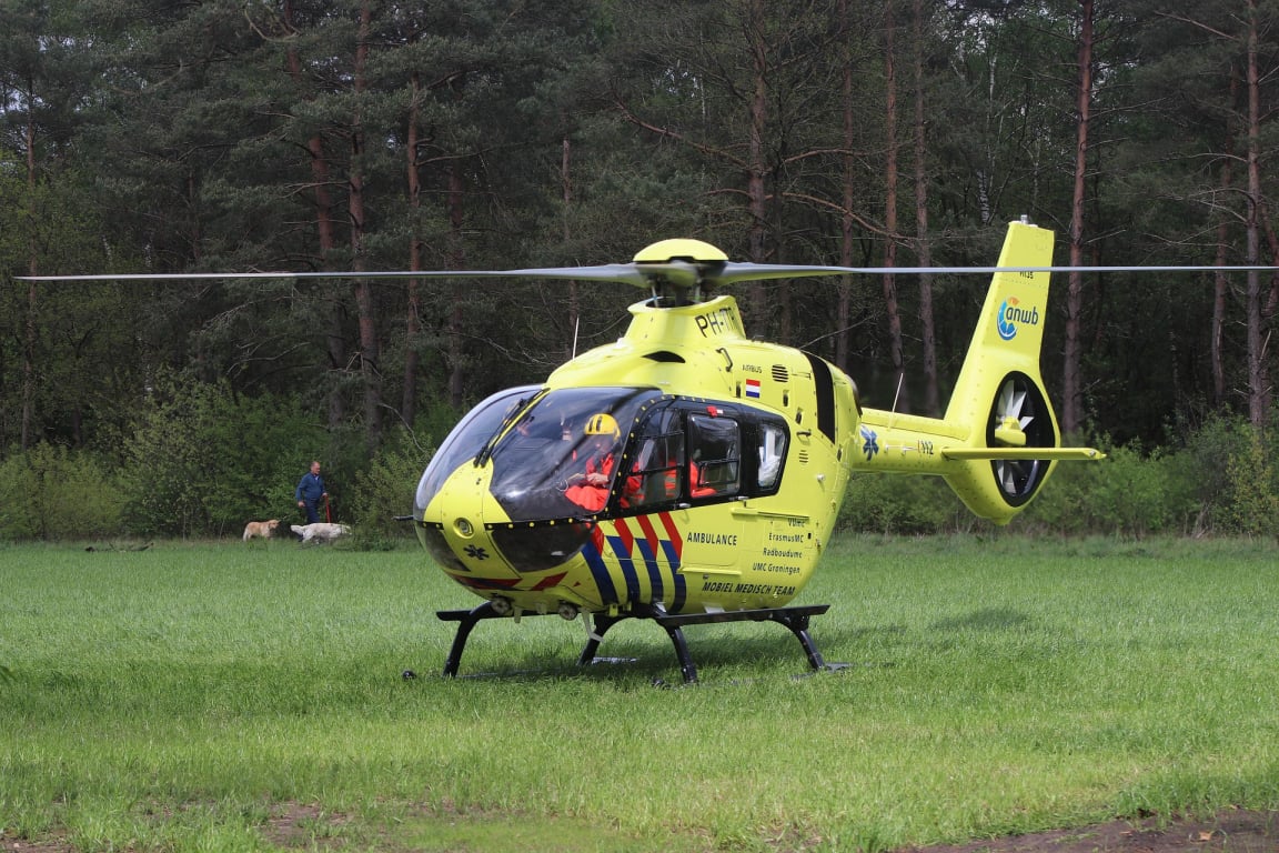Ein medizinischer Notfall-Helikopter.