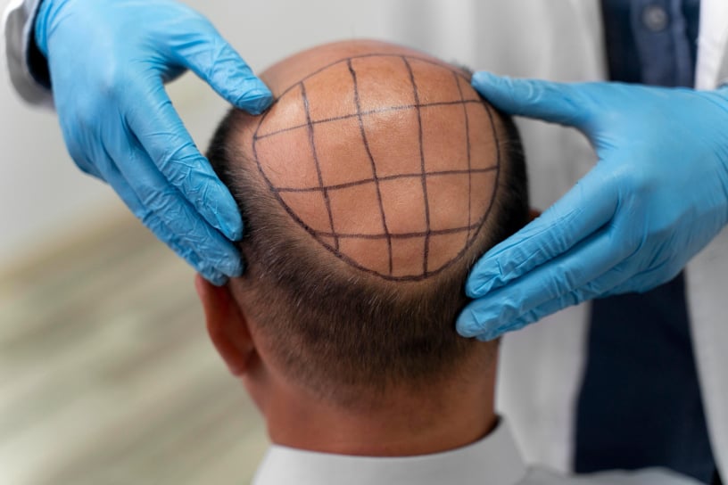 Haar-Transplantation als Teil von Medizintourismus.